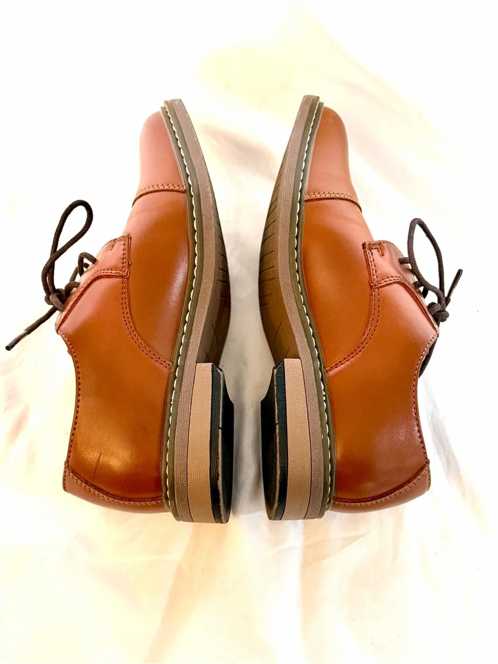 Bruno Marc Boys Classic Cap-Toe Oxford Leather Dress Shoes Size 1.5Y